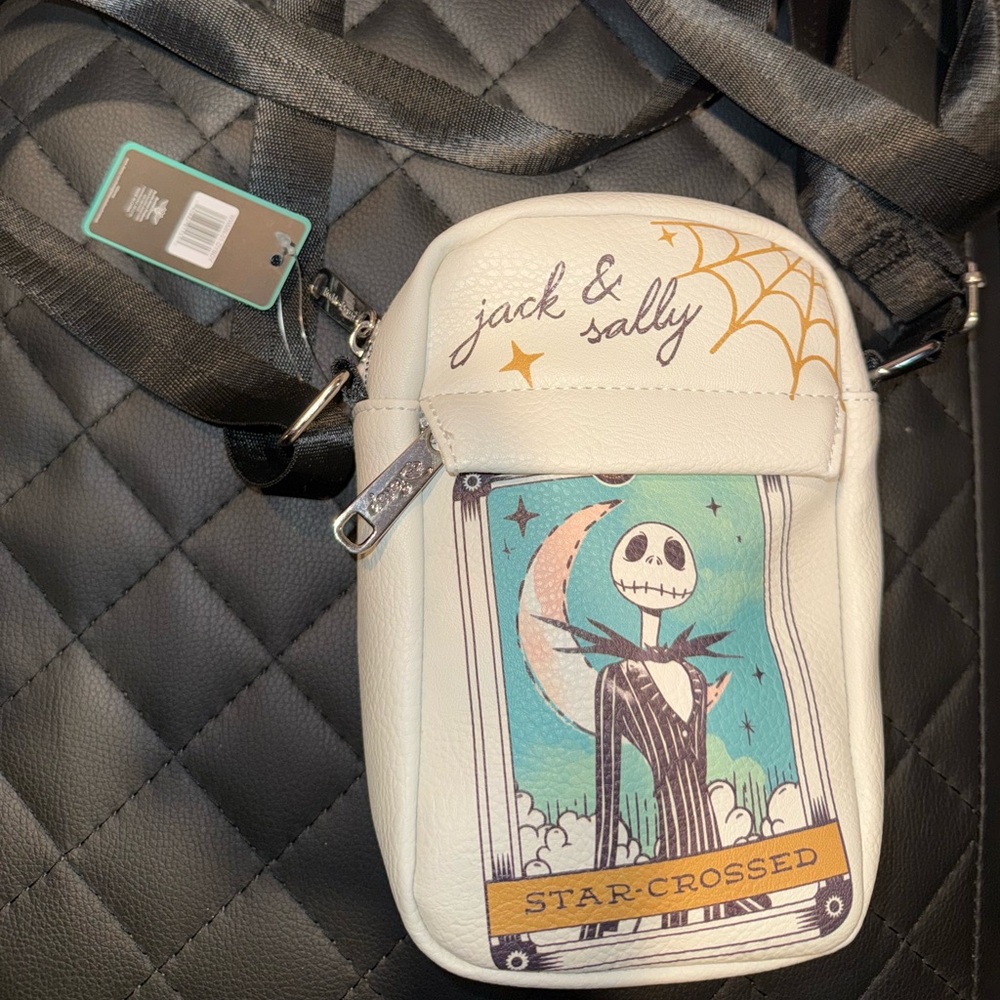 Brand with tags New Nightmare Before Christmas crossbody bag with tarot design.